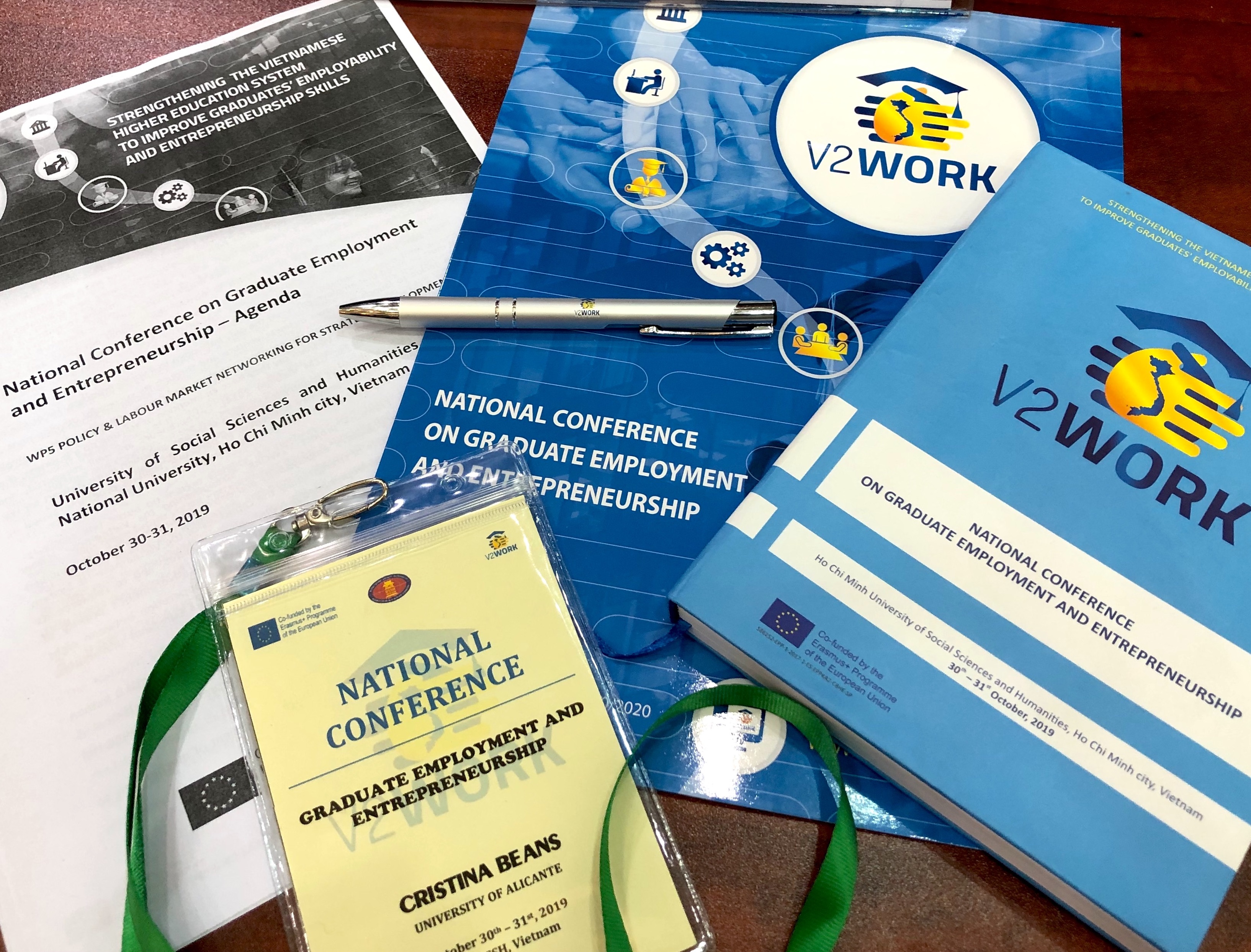 V2WORK national conference materials